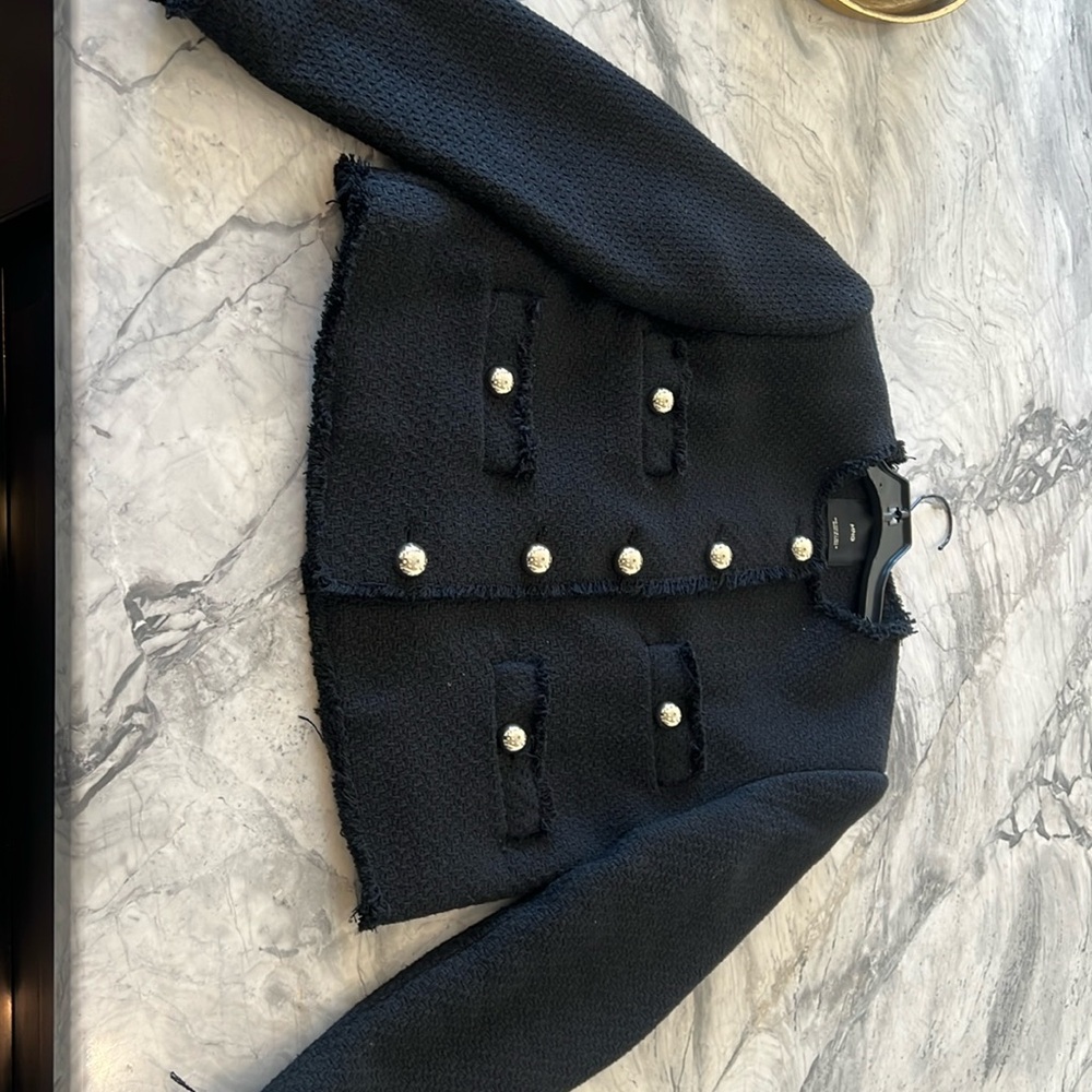 Mango Tweed Jacket Size M
